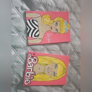 Hand Crafted Barbie Art Set - Pink and Black